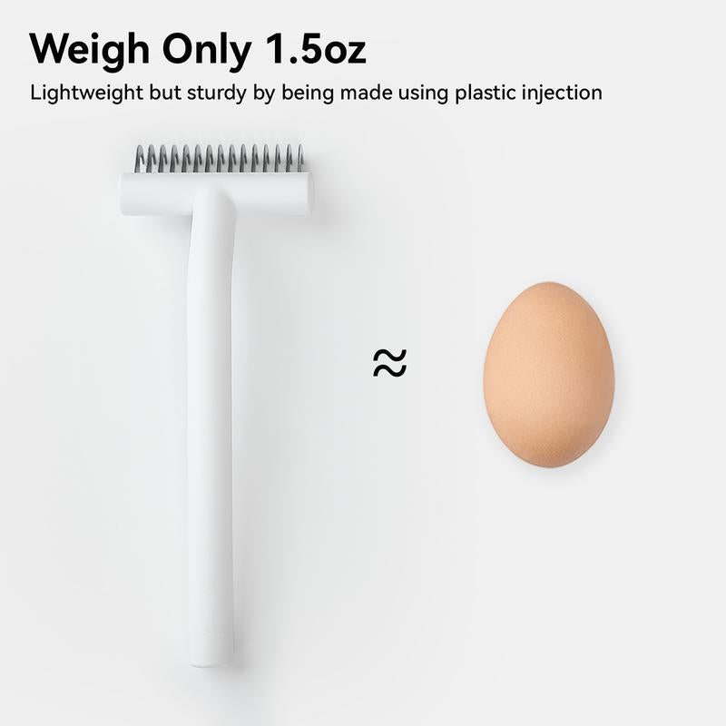 Aumuca Dematting Undercoat Comb Brush for Dogs and Cats - Pet Grooming Rake - Dog Brush for Shedding
