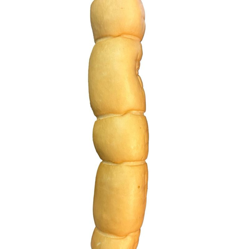 10-12” Peanut Butter Collagen Cheek Rolls (3 Pack) 100% Natural and Extra-Thick - Single-Ingredient - Long-Lasting for Big Dogs and Aggressive Chewers