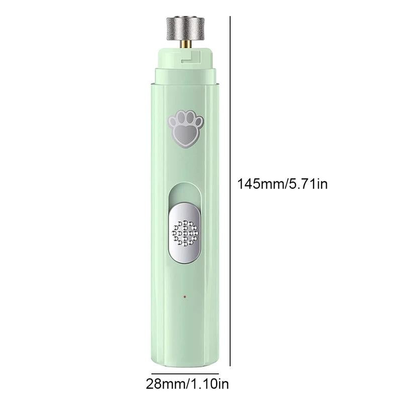 Silent Groom Pro Nail Grinder, 2025 New Dognail Trimmer, USB Rechargeable Nailgrinder, Dog Nail Trimmers, Paws Groomingsmoothing Tool One Is All Grooming Kit Durable Pet