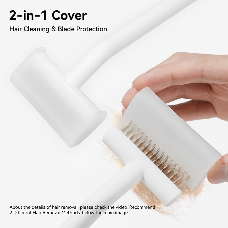 Aumuca Dematting Undercoat Comb Brush for Dogs and Cats - Pet Grooming Rake - Dog Brush for Shedding