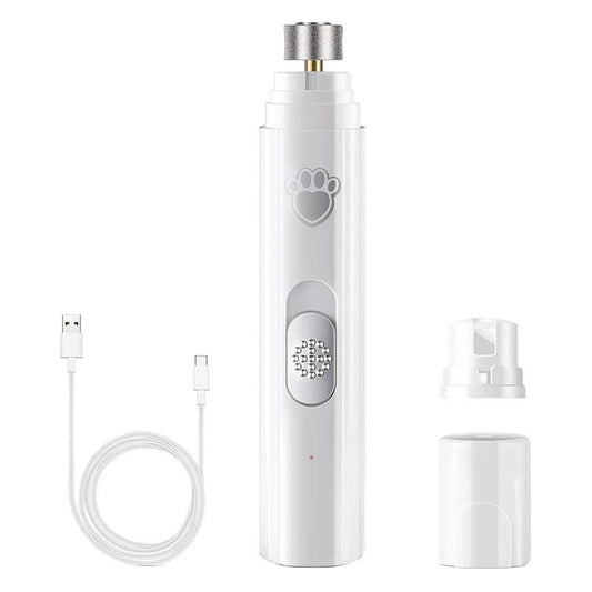 Silent Groom Pro Nail Grinder, 2025 New Dognail Trimmer, USB Rechargeable Nailgrinder, Dog Nail Trimmers, Paws Groomingsmoothing Tool One Is All Grooming Kit Durable Pet