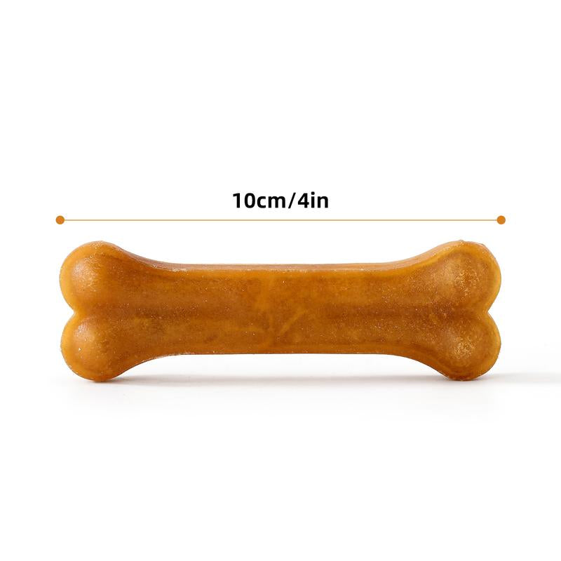 Iipets Cowhide Dog Chewing Bone - All Natural Cowhide, Long-Lasting Teeth Cleaning, No Additives, Low Temperature Baking, No Throat Clogging, Safe to Chew, Suitable for Puppies during Their Teething Period, and Energetic Adult Dogs.