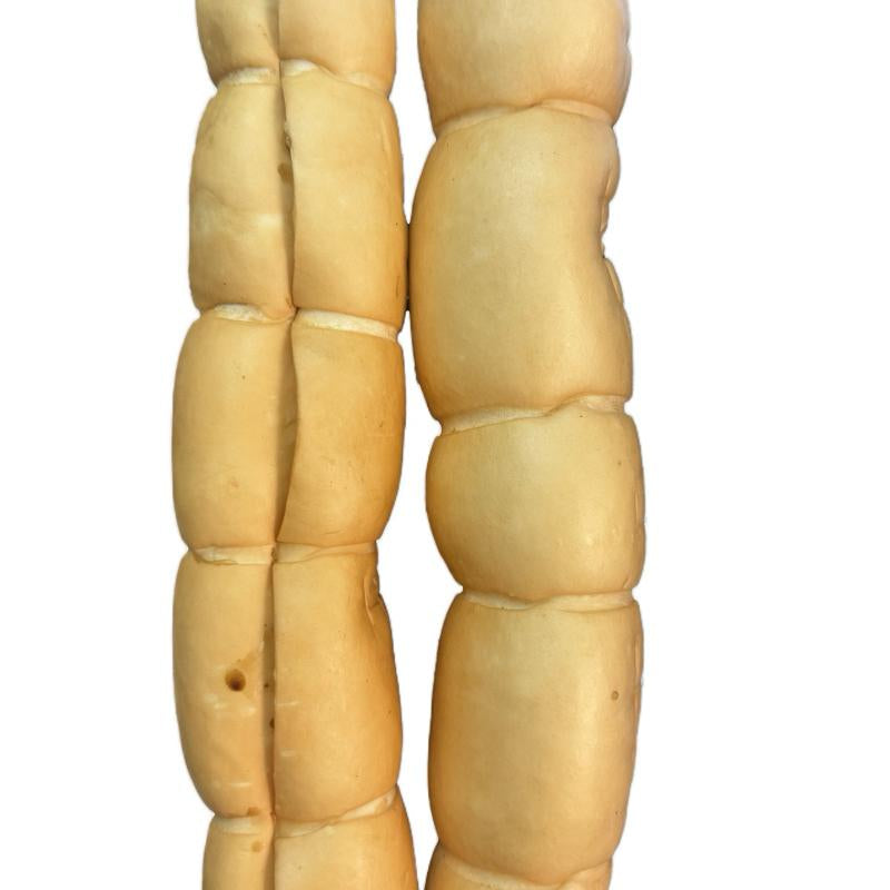 10-12” Peanut Butter Collagen Cheek Rolls (3 Pack) 100% Natural and Extra-Thick - Single-Ingredient - Long-Lasting for Big Dogs and Aggressive Chewers